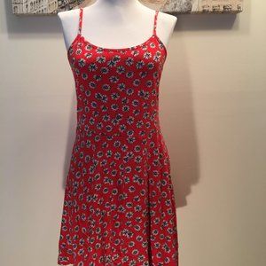 Cotton On Red Floral Dress